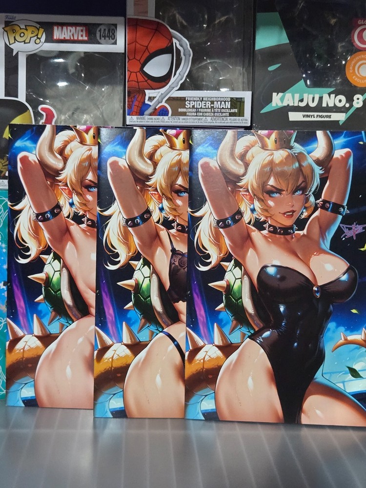 Artist Alley Comics Multiverse Saga Bowsette Nice Naughty Secret Covers Dhaxina