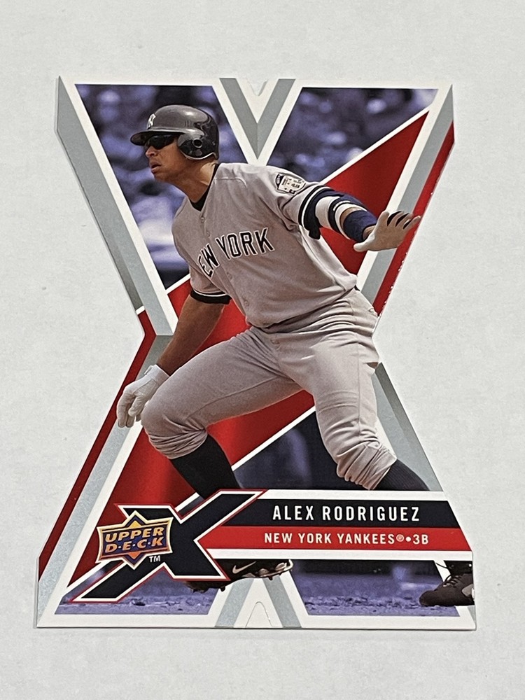 2008 Upper Deck X Baseball Die Cut #68 - Alex Rodriguez - New York Yankees