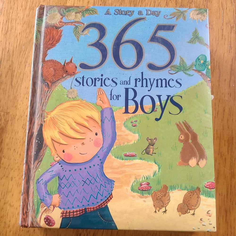 365 Stories and Rhymes for Boys - Hardcover By Parragon Books - GOOD