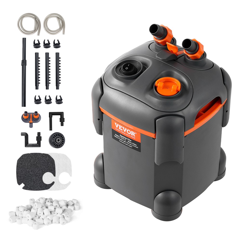 VEVOR 30 Gallon Aquarium Canister Filter 5w UV Sterilizer 172GPH Fish Tank Pump