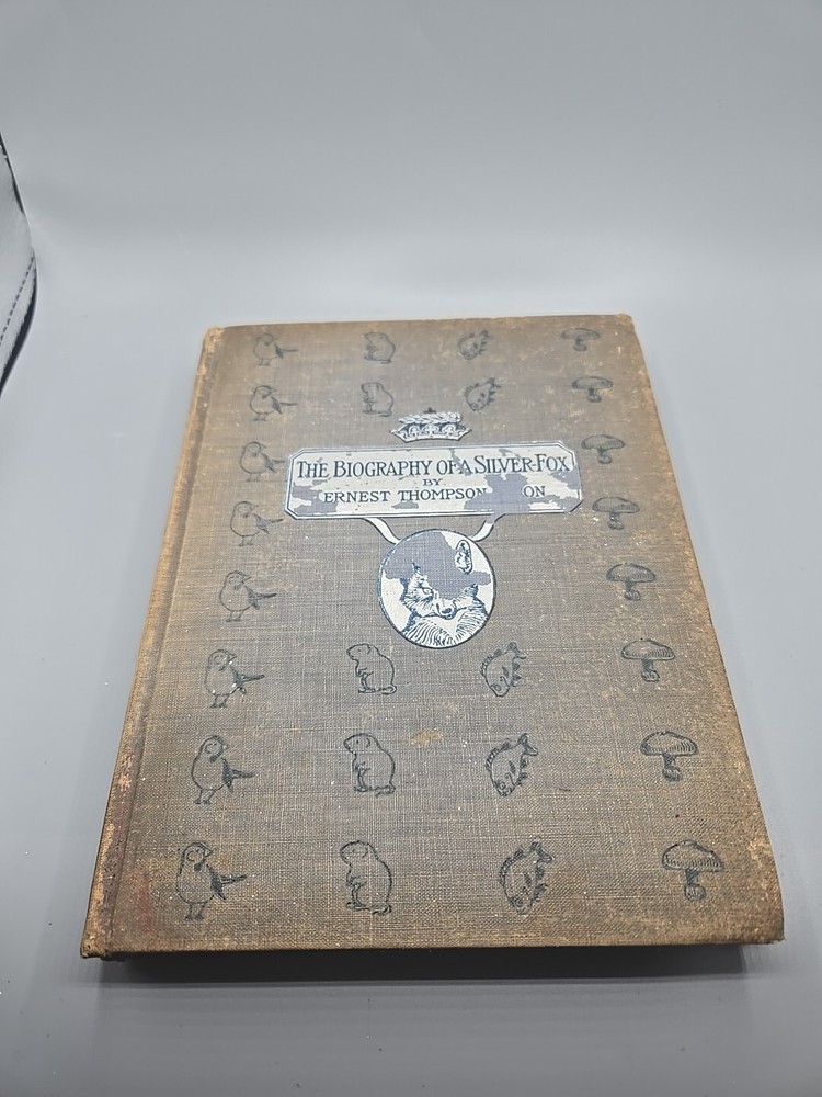 1909 Seton Biography of a Silver-Fox First Impression HC Used
