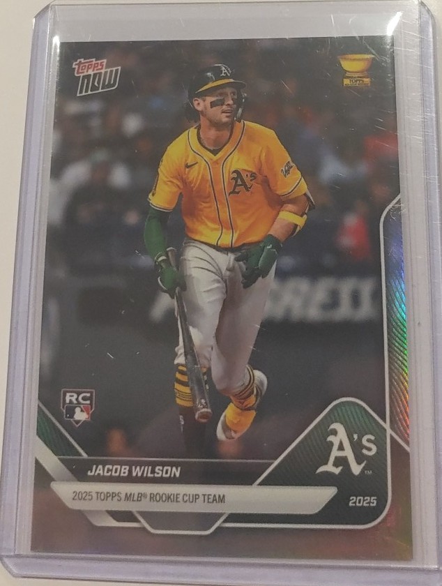 2025 Topps Now Rookie Gold Cup Team Jacob Wilson #RC-5 Rainbow Foil (RC)