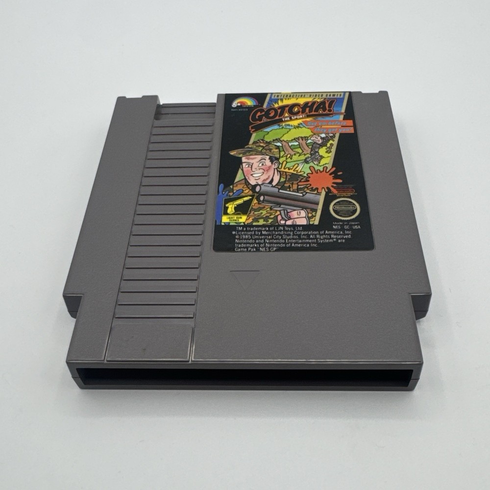 Gotcha: The Sport (Nintendo NES) CLEANED & TESTED