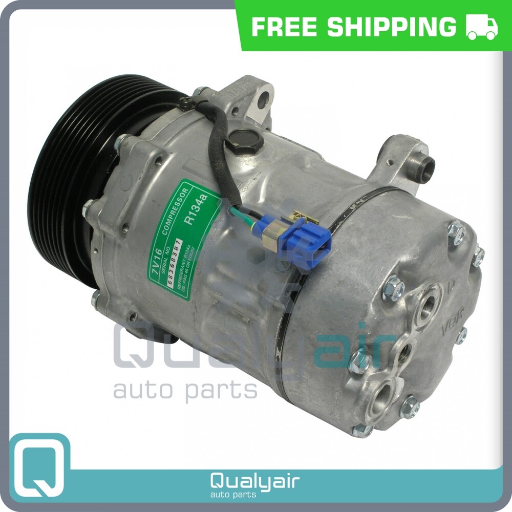 AC Compressor SD7V16 fits Volkswagen Corrado, Golf, Golf City, Jetta, Passat QR