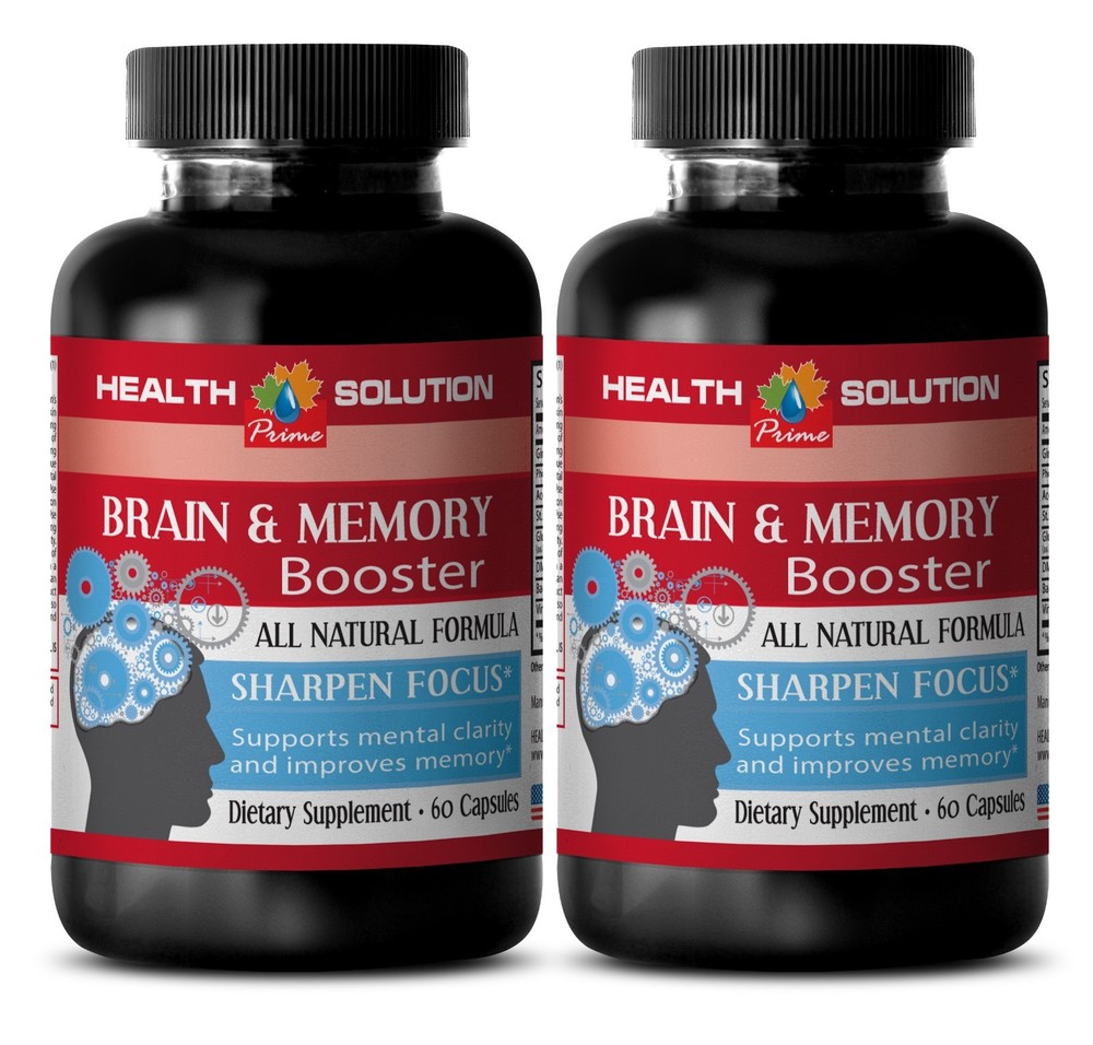 Energy boost minerals - BRAIN & MEMORY BOOSTER - Ginkgo Biloba - 2 Bottles