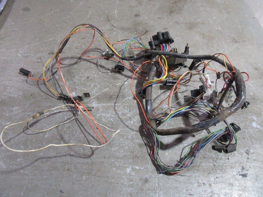 1965 1966 Chevrolet Impala interior under dash fuse box wire harness wiring