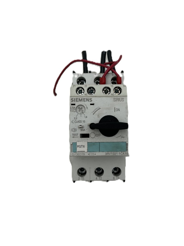Siemens 3RV1021-1CA10 Sirius Motor Starter Circuit Protector