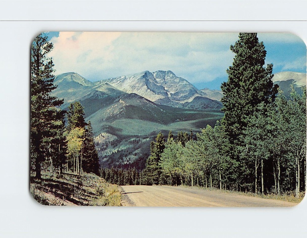 Postcard Mt. Ypsilon Rocky Mountain National Park Colorado USA