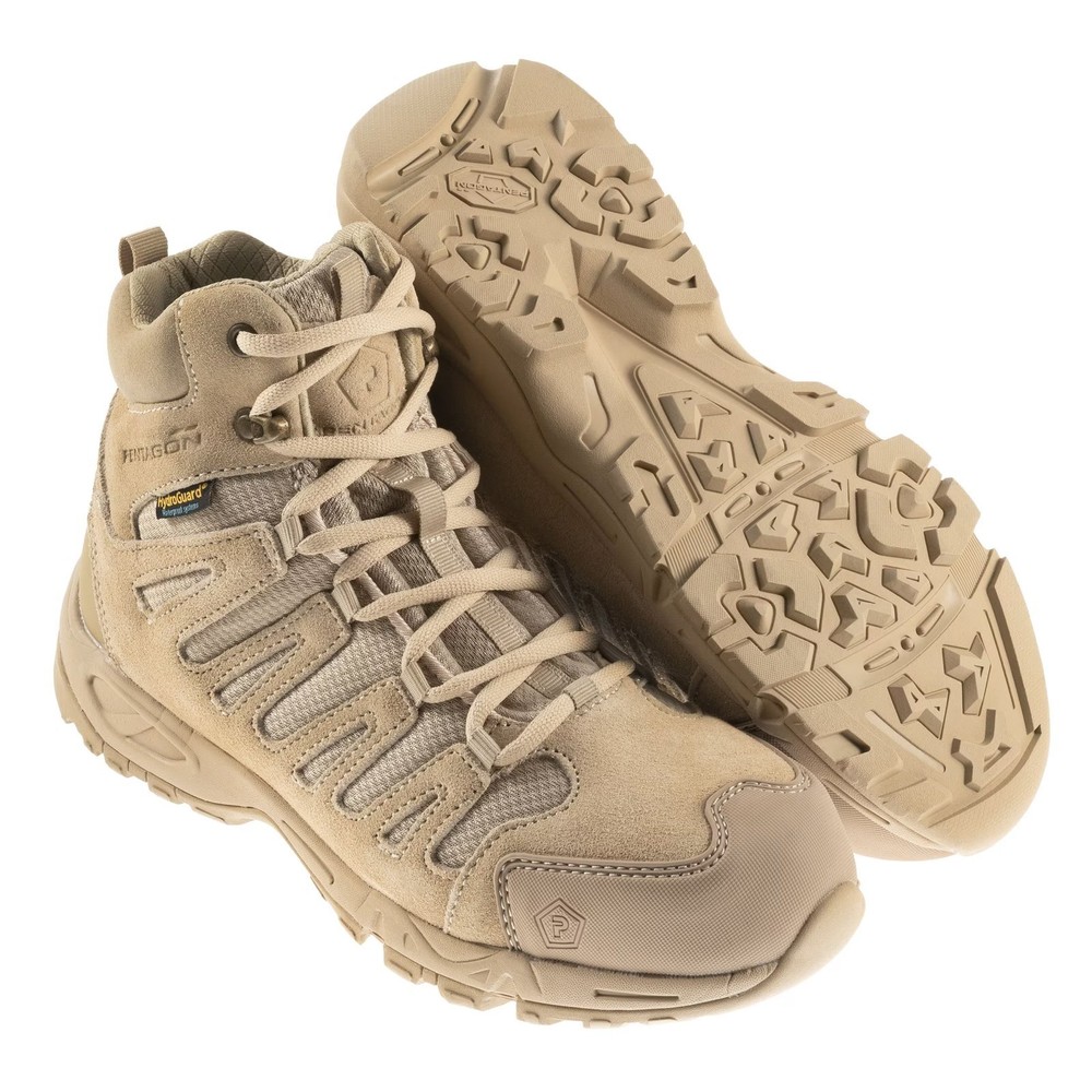 Pentagon Achilles XTR 6-Inch Tactical Boots Military Hiking Shoes Desert Tan-image