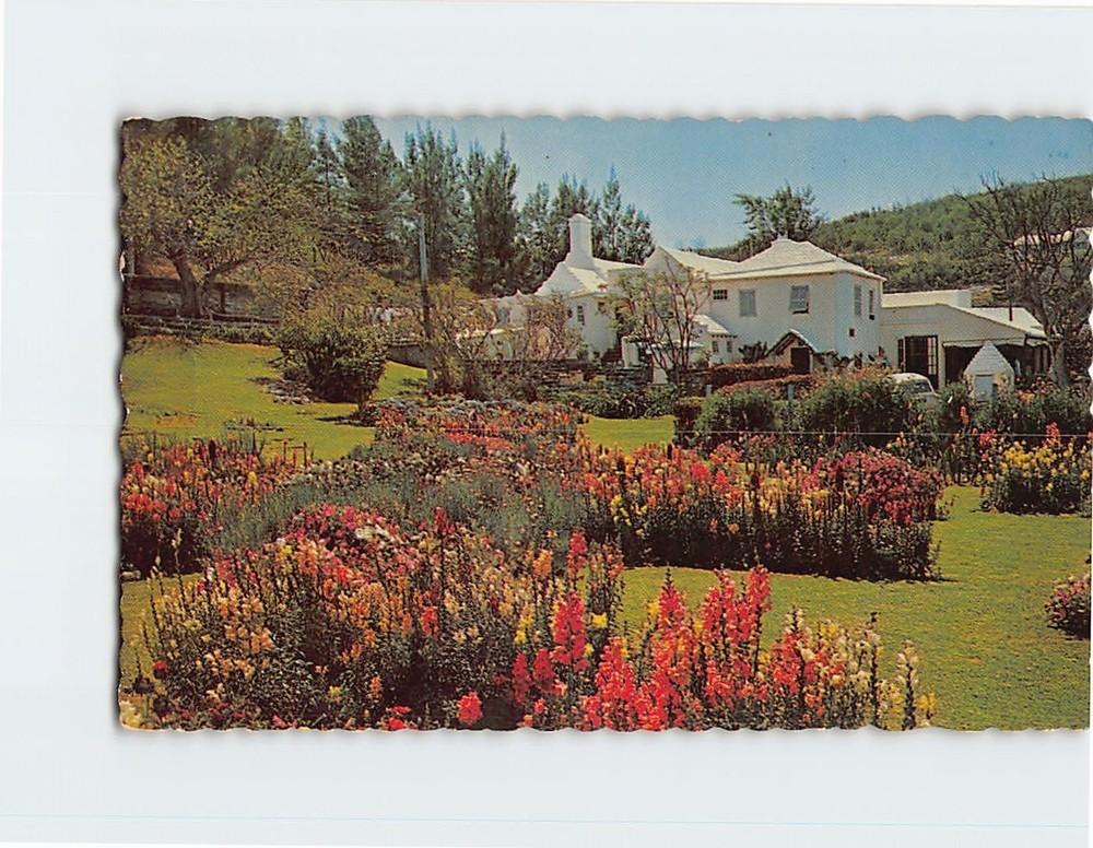 Postcard Garden at Waterlot Inn Southampton Bermuda British Overseas Territory
