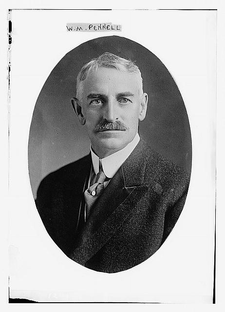 Photo:W.M. Pennell Portrait 1900s Bain News Service Man Suit Mustache