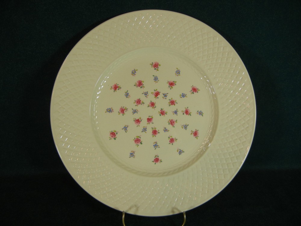Copeland Spode Forget Me Not Mansard Shape Earthenware Dinner Plate(s)
