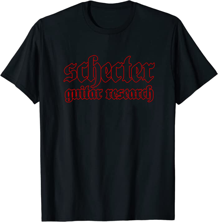 New Limited Cool Red Schecter Guitar Research Classic T-Shirt