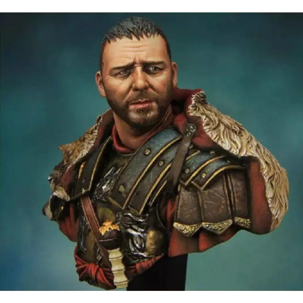 1/10 BUST Resin Model Kit Roman General Gladiator Movie Unpainted