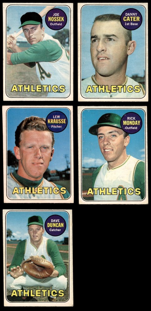1969 O-Pee-Chee Oakland Athletics Near Team Set 4 - VG/EX 7211227 (7 / 8 cards)