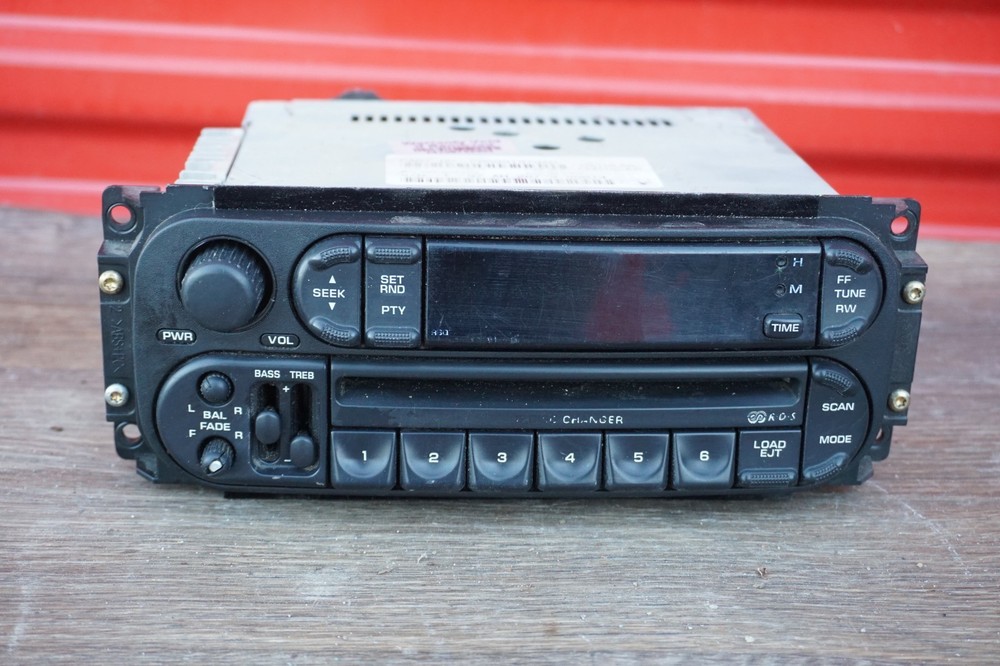 2002-2007 Chrysler Dodge Jeep Radio 6 Disc Changer CD Player P05091979AD