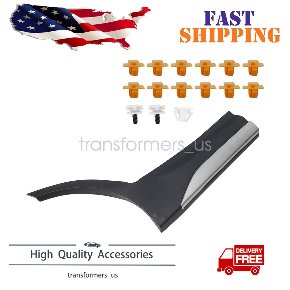 Rear Right Side Door Lower Molding w/Chrome For Santa Fe XL 3.3 2017-2018