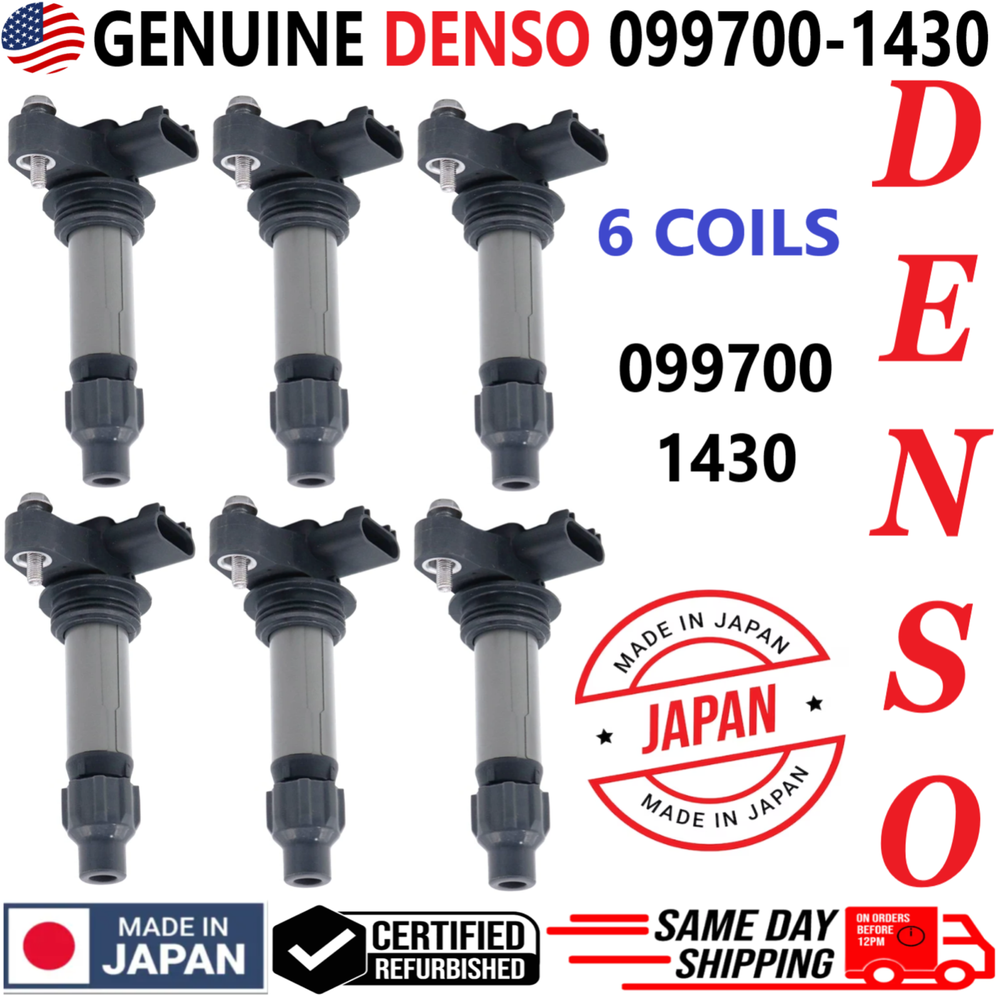OEM DENSO Ignition Coils For 2007-2015 Chevrolet Buick Pontiac GMC, 099700-1430