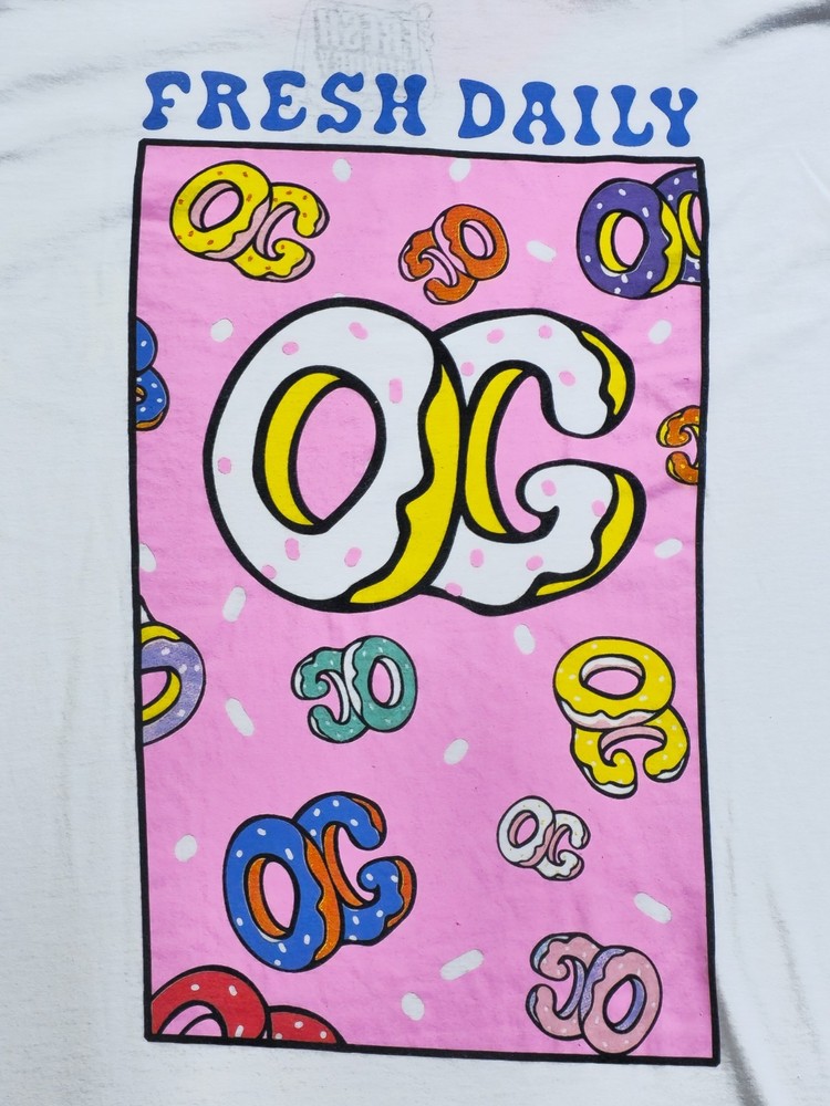 Fresh Laundry Donut OG Hooded T‑Shirt Men’s Size L