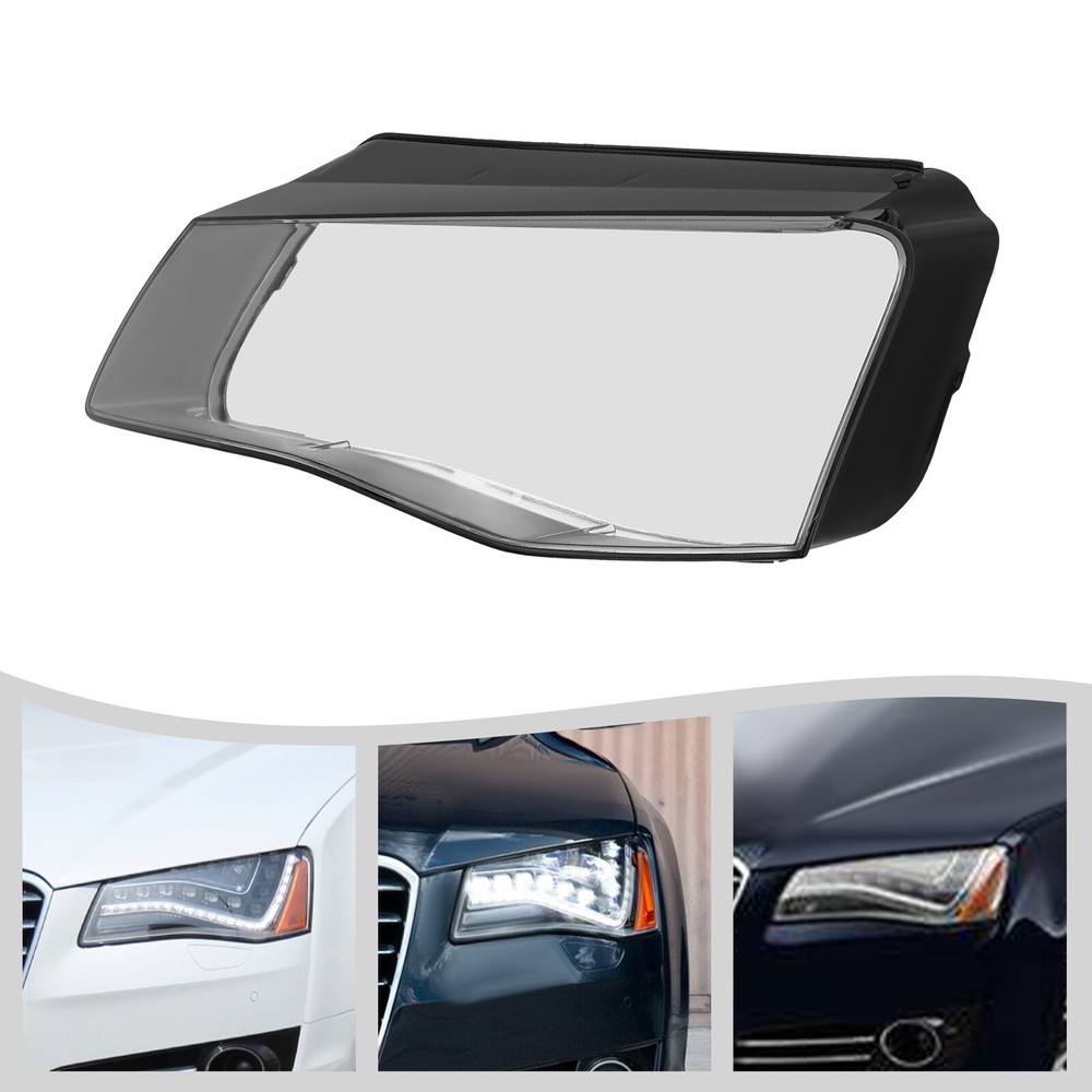 Clear Housing Lens Headlight Lens Cover Left Fit For 2011 2012 2013 Audi A8 Sale