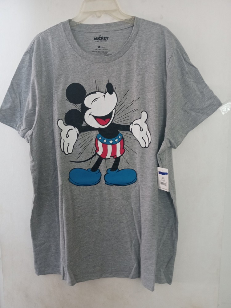 Disney Patriotic Mickey T Shirt officially licensed 2XL new Free Ship