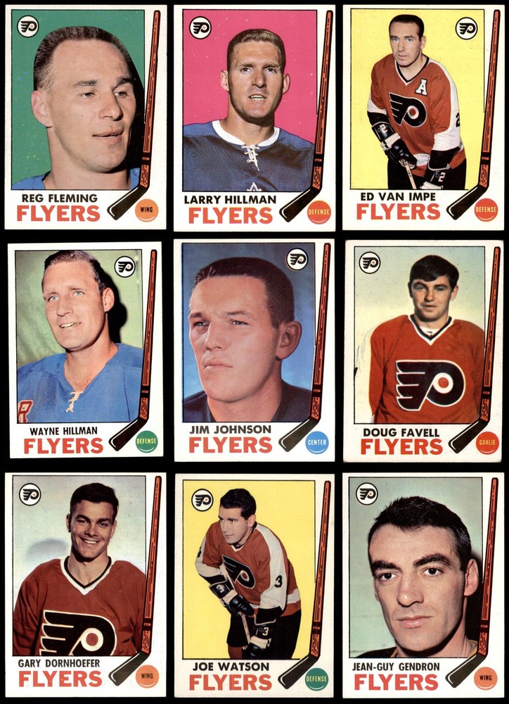 1969-70 Topps Philadelphia Flyers Near Team Set 6 - EX/MT 3756312 (9 / 11 cards)