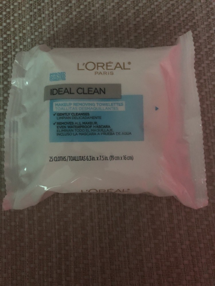 LOREAL PARIS Ideal Clean Makeup Remover Wipes 25 Count