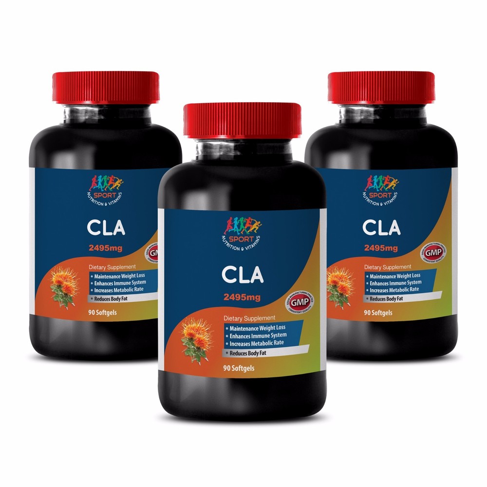 Metabolism Diet Supplements - CLA Oil 2495mg - Linoleic Acid 3B