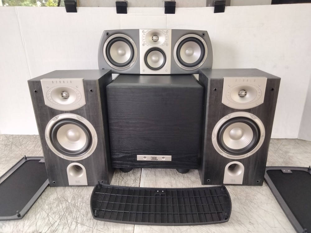 JBL Studio Series Speaker Set & PowerBass Bundle S26II PB10 & S-Center II