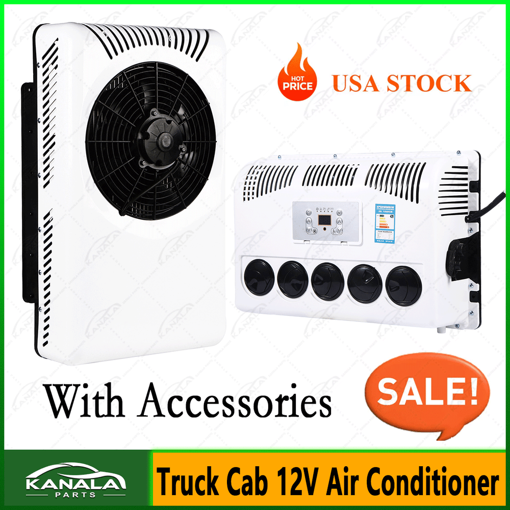 12V 12000 BTU Truck AC for Semi Trucks Bus RV Caravan