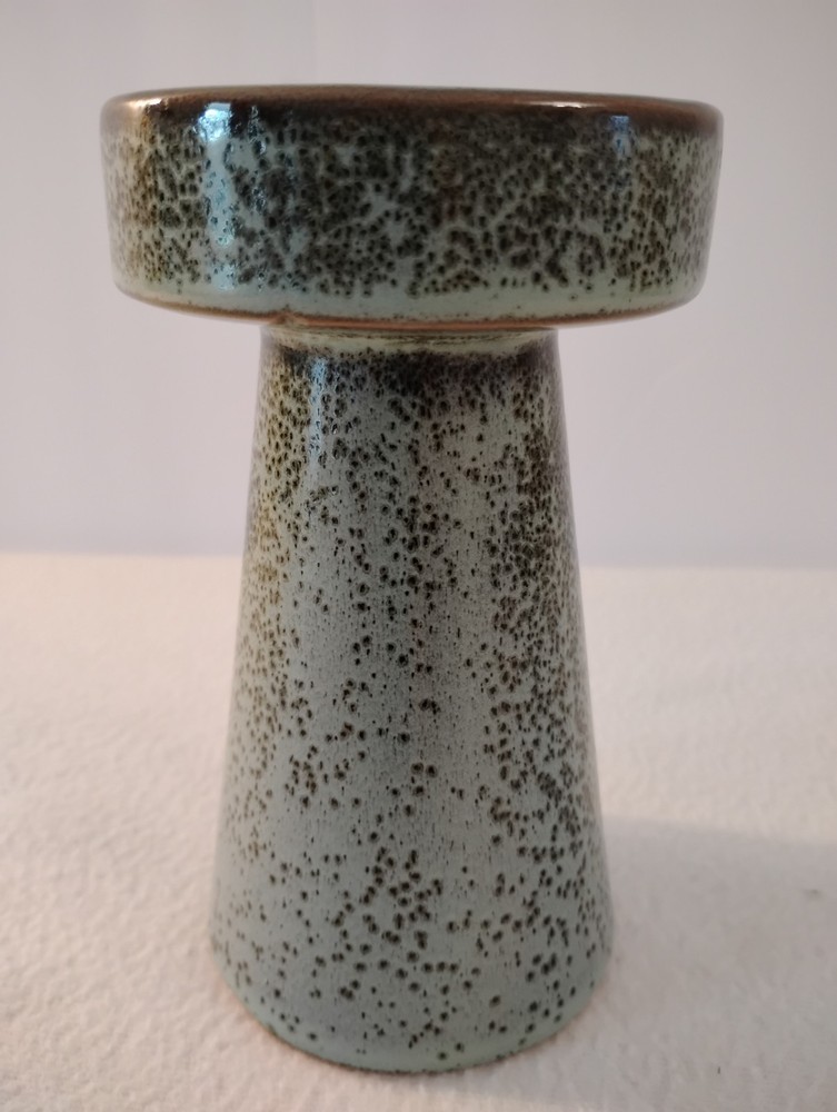 Speckled Turquoise Ceramic Pillar Candle Holder 6