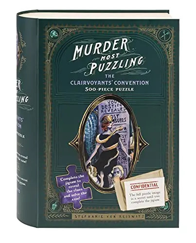 Murder Most Puzzling: The Clairvoyants' Convention 500-Piece Puzzle by Von Reisw