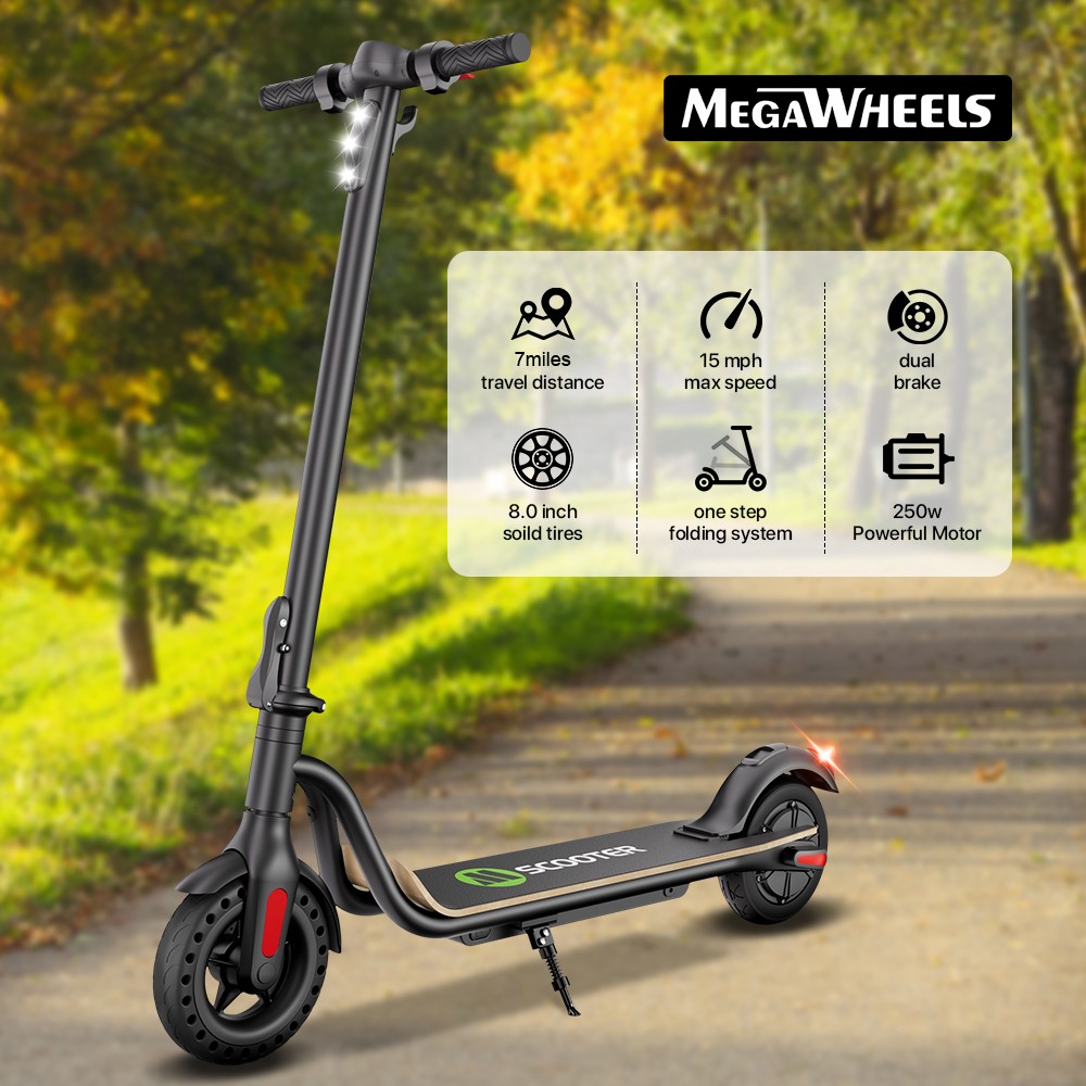 Megawheels 250W Electric Scooter for Adults with 12KM Range and Fast Speed