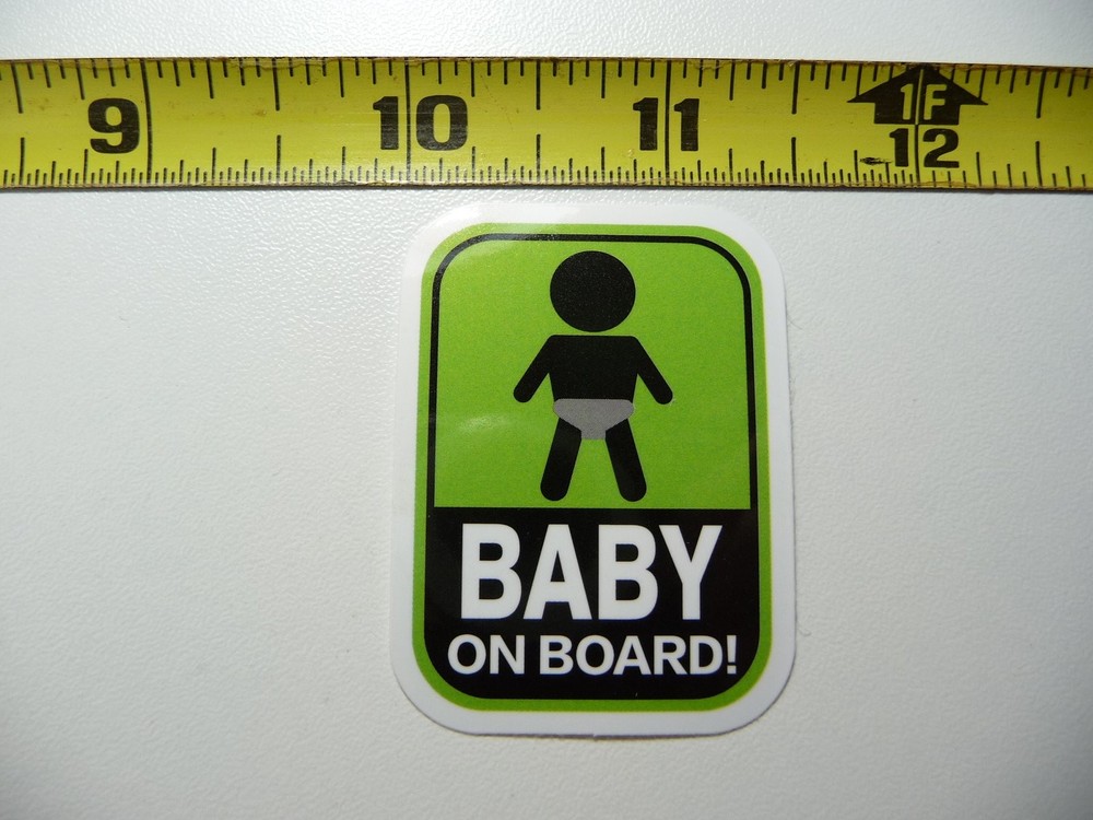 Pregnant Hard Hat Decal Baby On Board Job Pride Sticker