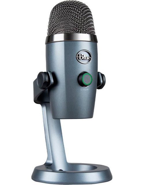 BLUE Yeti Nano Premium Dual-Pattern USB Microphone with Blue VO!CE