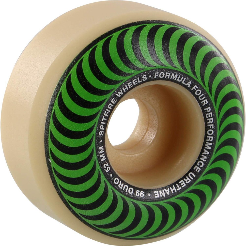 Spitfire Formula Four OG Classic Natural Green 52mm 99a Wheels Set of 4