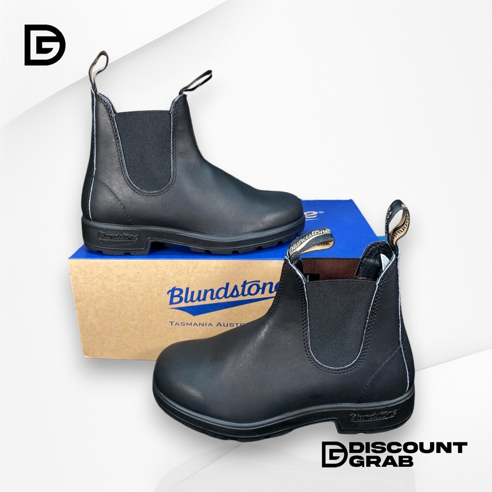 Blundstone 510 Premium Black Leather Chelsea Boots Unisex Size 11.5 M