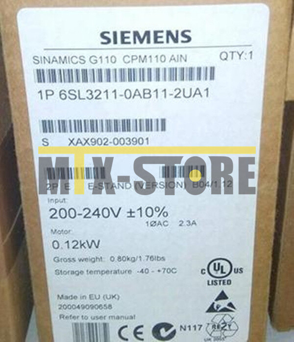 1PC Unopened Brand New In Box Siemens 6SL3211-0AB11-2UA1 6SL3 211-0AB11-2UA1