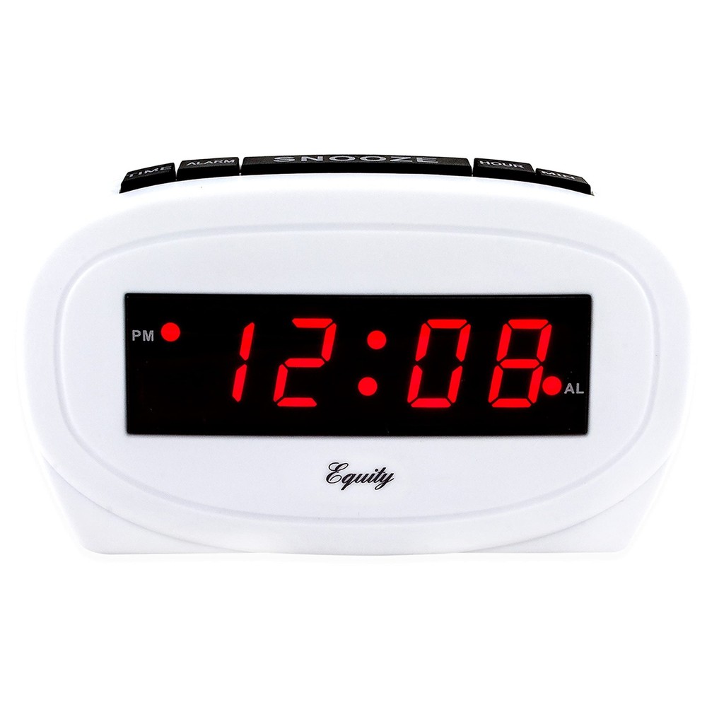 Equity 30227 Digital Red LED Electric Alarm Clock