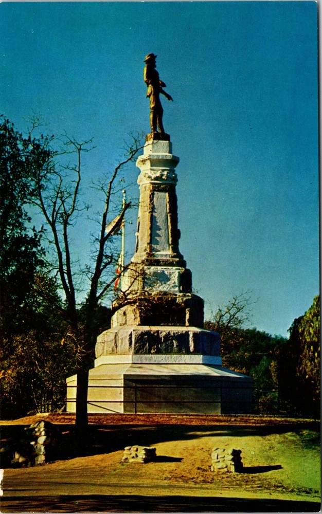 James Marshall Gold Rush Monument Coloma California Vintage Postcard