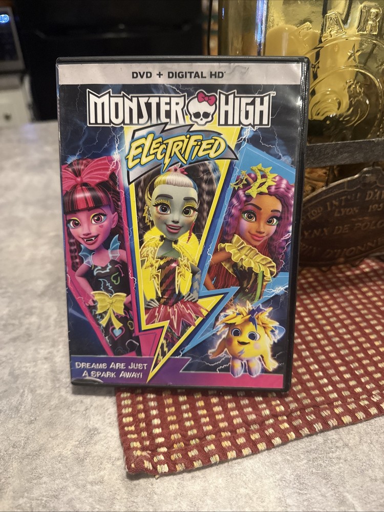 Monster High Electrified ( DVD + Digital HD) New Sealed