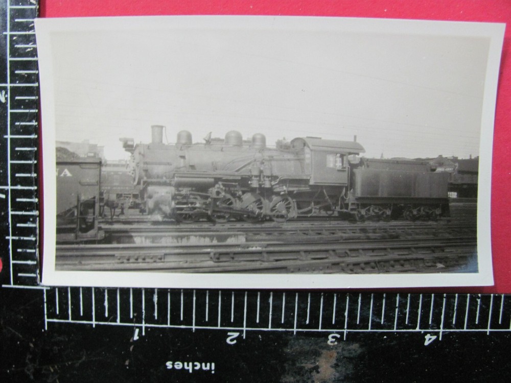 DELAWARE LACKAWANNA & WESTERN RAILROAD LOCOMOTIVE #179 PHOTO 1930's HOBOKEN NJ