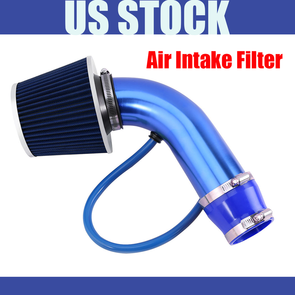 Cold Air Intake Filter Induction Kit Pipe Power Flow Hose System Set Car Part 3