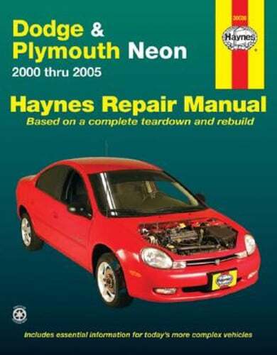 Dodge & Plymouth Neon 2000-05 by J H Haynes: Used