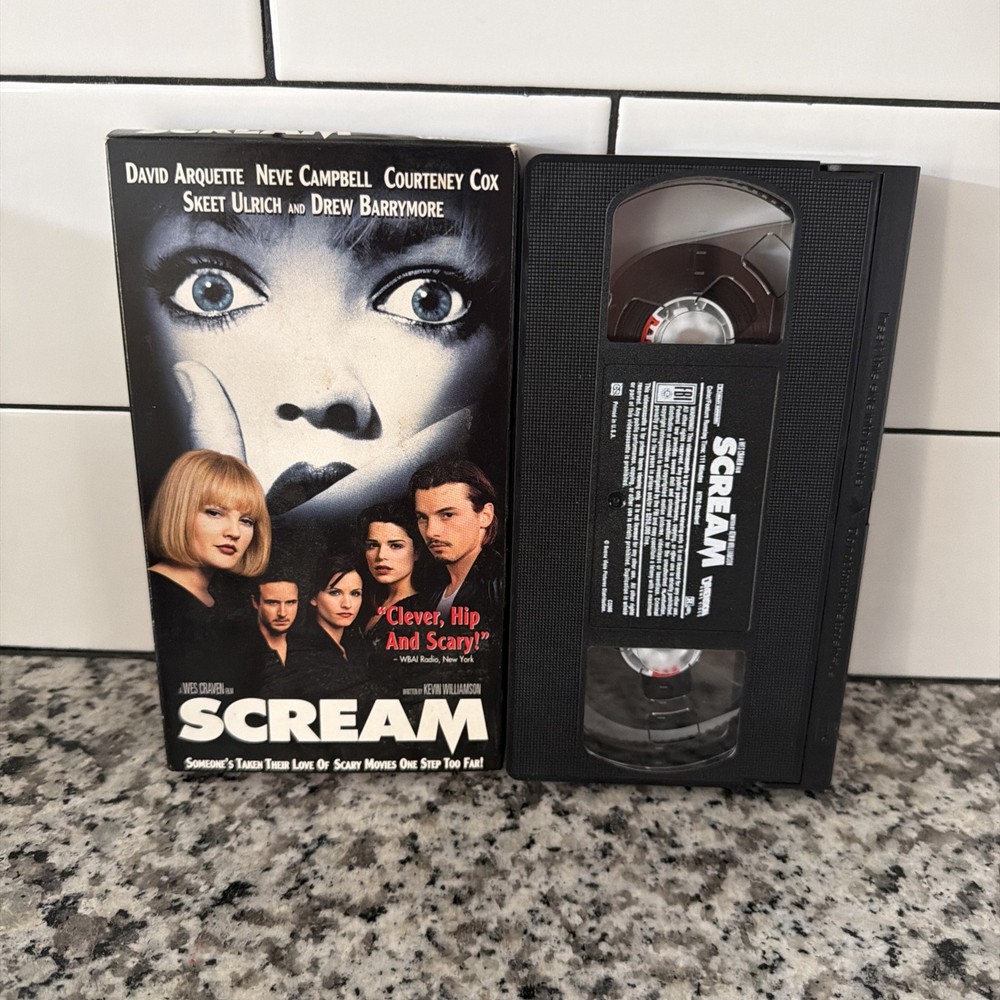 Scream VHS 1996 Horror Cult Classic Slasher Movie - Tested