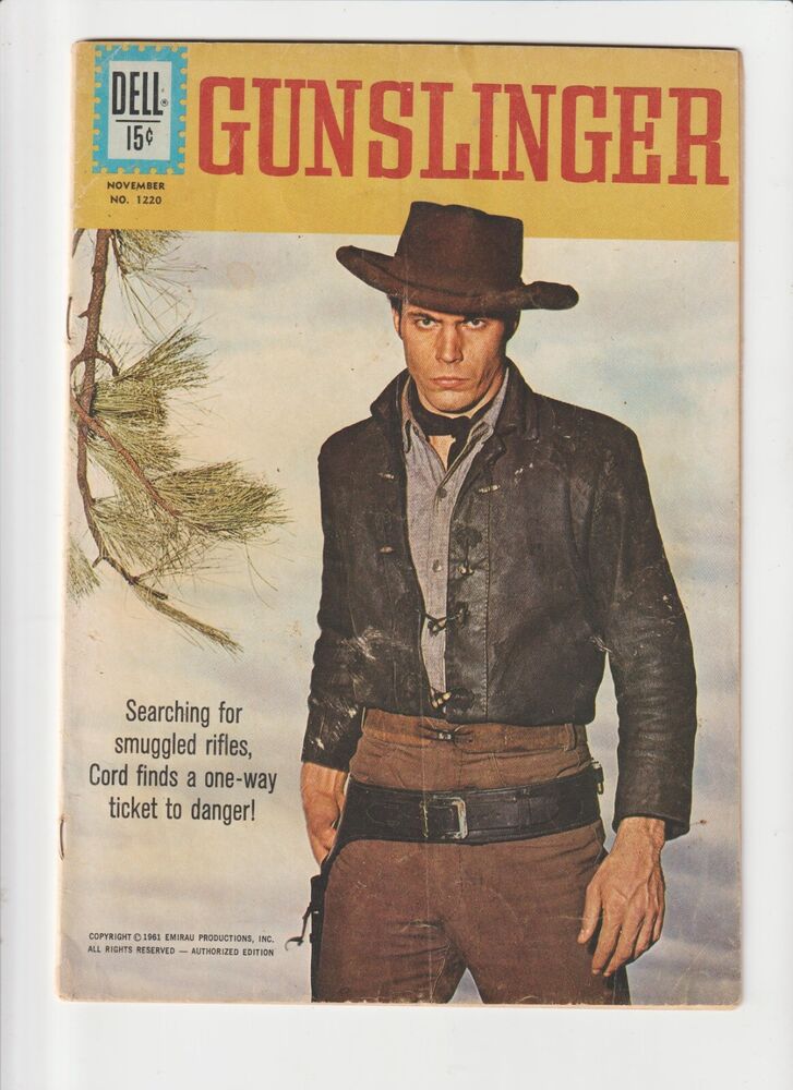 GUNSLINGER WESTERN PHOTO COVER FOUR COLOR #1220 TV MOVIE  comic