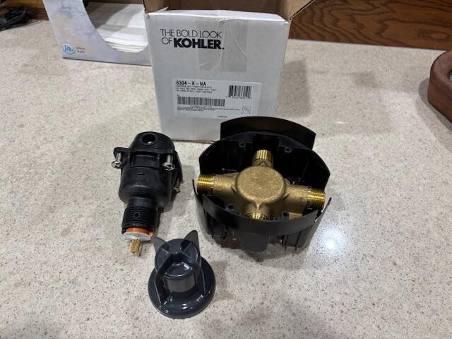 Kohler Rite-Temp Pressure-Balancing Valve Body & Cartridge Kit K-8304-K-NA