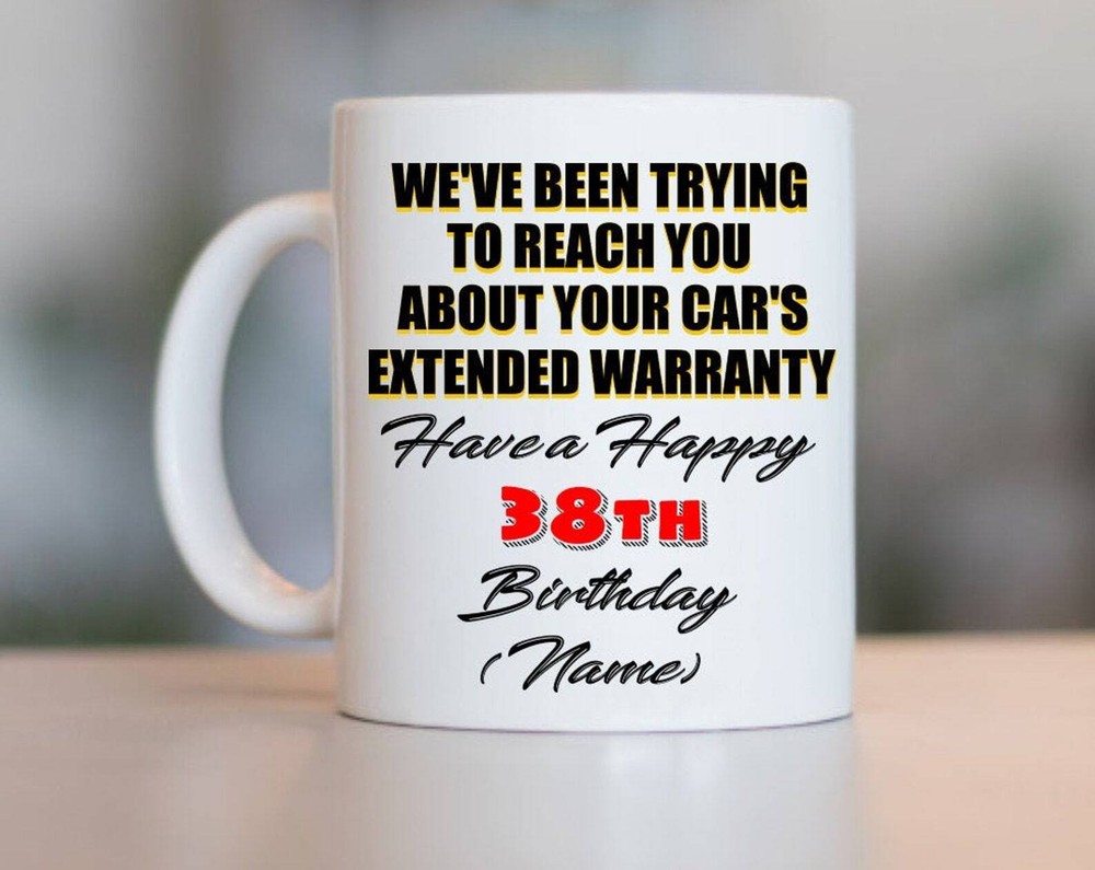 38th Birthday Gift For Women And Men 38th Birthday Mug 38 Year Old Birthday