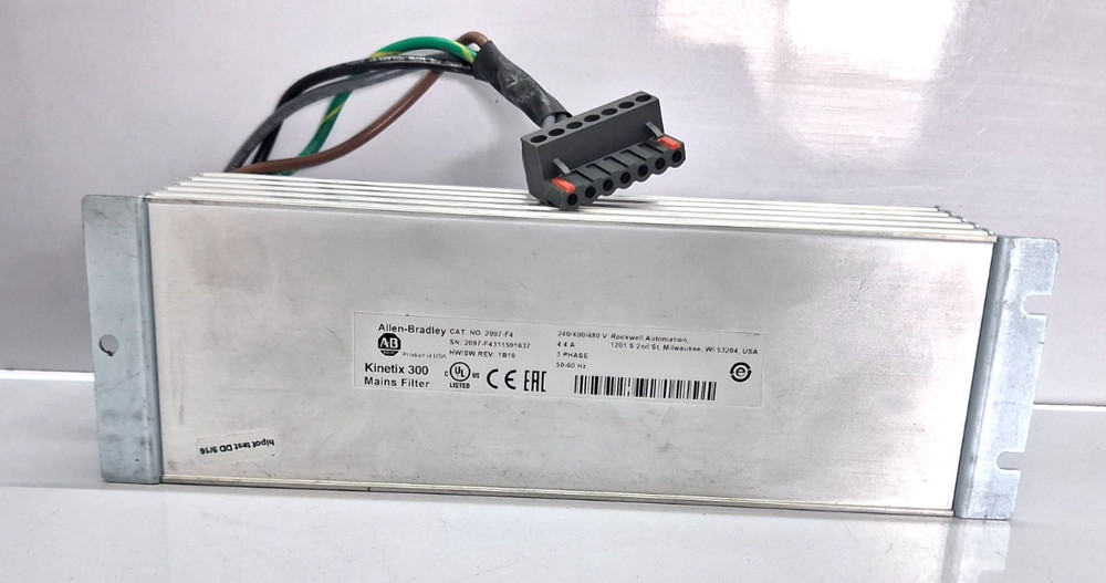 Allen Bradley 2097-F4 Kinetix 300 Mains Filter 3-Phase 4.4A 50/60Hz NEW NO BOX