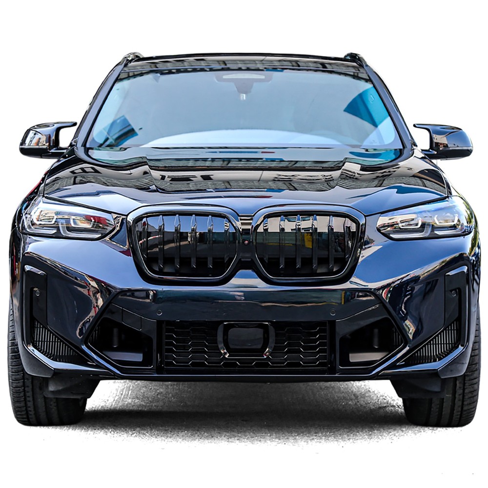 Front Sport Bumper With Accessories Fits BMW X3 G01 X4 G02 LCI 2021 Onwards